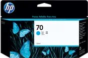 HP 70 Cyan Ink Cartridge, 130 ml (Z2100/5200/Z5400)