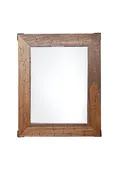 18" x 24" Rustic Mirror with Corner Brackets