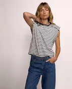 Nation Perry Striped Tank in Crosswalk Stripe