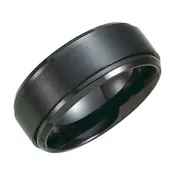 Bold Black Titanium Band