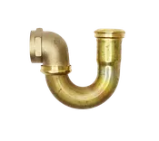 1 1/2″ Rough Brass Cast Brass Sink Trap