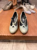 Dries Van Noten Green Heels, 36