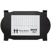 12 Fiber Plastic Splice Tray