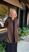 Animal Print Coat