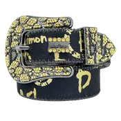 Acid Washed Pony Hair Triple ‘B’ Classic – Black/Arum