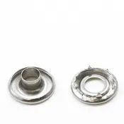 #0 Stainless Steel Rolled Rim Spur Grommets, 12 Piece Set — Northwest Tarp & Canvas