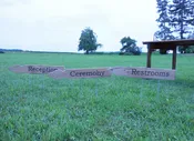 Wooden Wedding Directional Signs