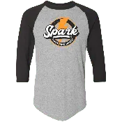 Adult Raglan with Vintage Logo