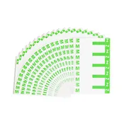 AlphaZ NCC Color-Coded Name Labels - Sheets