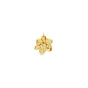GC Originals 14K Yellow Gold GC Original Polished/Brushed .11ct Lab Diamond Magnolia Pendant Small