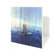 16.5 x 16.5 Planked Wood Print