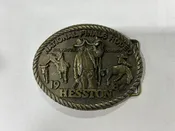1982 Hesston National Finals Rodeo Belt Buckle