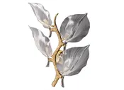 Franco Luce Murano Glass Heavy Bronze Leaves Branch Motive Wall Scone — Yardley Home