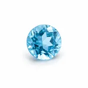 0.36ct Round Blue Topaz
