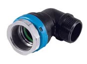 1-1/2" (40mm) x 90 Degree Elbow with 1-1/4" MNPT - UnipipeAIR