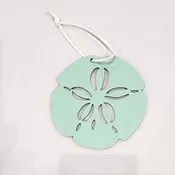 Blue Sand Dollar Ornament