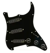 EMG RA-2 Pro Series Crossroads Active Guitar Pickup Set Pre-Wired Pickguard for Strat, Black