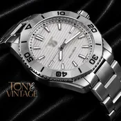 All Silver Automatic Watch with Dial