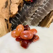Carnelian Crystal Tumbled 1" — Ghidrah’s Mind Body Spirit