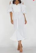 Mermaid White Dress