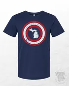 Captain Michigan Hero Unisex T-Shirt