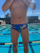 Men’s Brief – American Traditional Mermaid BLUE
