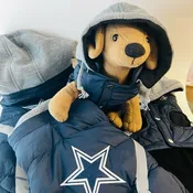Dallas Cowboys Dog Puffer Vest
