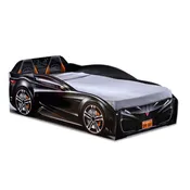 Spyder Black Toddler Race Car Bed