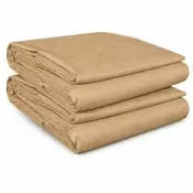 10' X 15' Tan Super Duty Fire Retardant Poly Tarps - 20 Mil (USA)