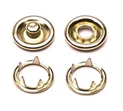 15/ Ligne 3/8″ 4-Part Ring Snap Set