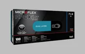 Ansell MICROFLEX ApexPro XP100 Fentanyl-Tested Nitrile Exam Gloves - Extended Cuff, Powder-Free