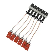 Glass 6-Channel Thermocouple Adapter [ECD Micro – High Temp Mini]