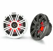 Kicker 45KM654L Marine Audio Boat 6.5" Coaxial Speakers 4 Ohm 7 Color LED Light