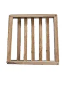 12" Fern Slat Mount Teakwood: 10pcs/unit. Unit Price: $62.40