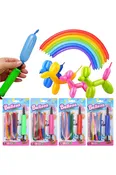 12-Count Assorted Twisting Balloon Air Pump Kit
