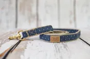 Denim Pin Dot Lead