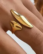 18K Abstract Danielle Ring