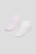 2-Pack Socks, Ivory/Pink