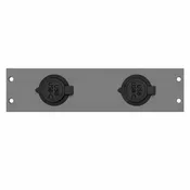 2" Faceplate With Two (2) USB-C 4 Amp and USB 3 Amp Port, Electronics Included