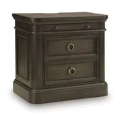 Wickenger – Two Drawer Night Stand – Dark Brown