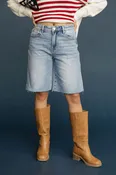 Annie Shorts-Medium Wash