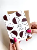 NYC Black and White Cookie New York Birthday Card