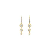 3 Graduated Illusion Set Diamond Earrings