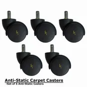 Anti-Static Standard/Carpet Casters