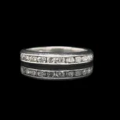 1.00ct. T.W. Diamond Estate Wedding - Anniversary Band Platinum - J42433