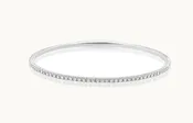 Bracelet 14kt White Gold & Diamonds Bangle Tennis