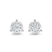18kt white gold diamond 0.5ctw studs