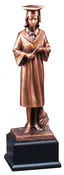 12 inch female graduate sculpture