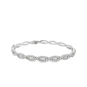 1.38 Carats Twisted Bangle Bracelet