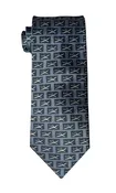 A-10 Thunderbolt fighter jet tie in grey and blue